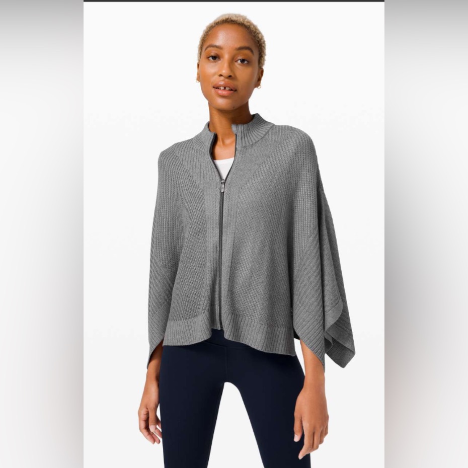 Lululemon Softer Still Wrap Heathered Asphalt Grey